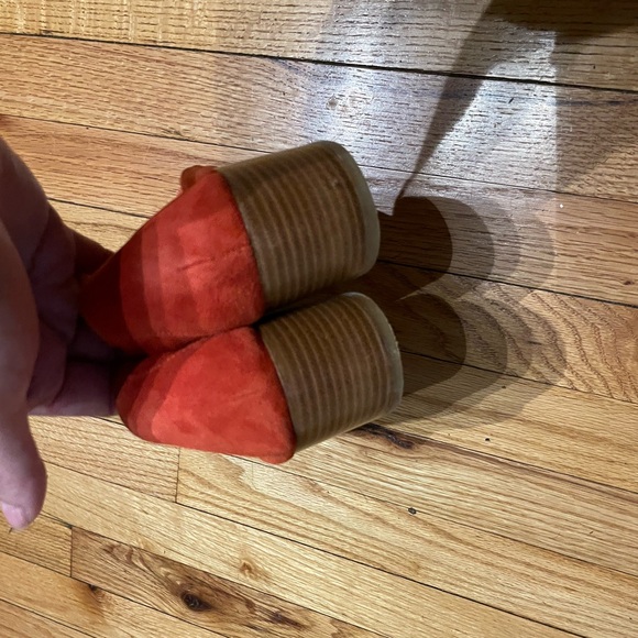 ✅Caslon Suede Pumps Chunky Business Casual Party colorful bright coastal comfy - Picture 4 of 7